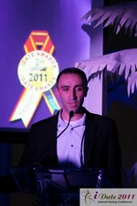 Sam Yagan, CEO of OK Cupid at the 2011 Miami iDate Awards