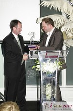 Steve Pammenter of White Label Dating in Miami at the January 20, 2011 Internet Dating Industry Awards