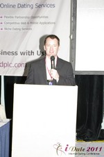 Mark Brooks (Publisher  of Online Personals Watch) at the January 19-21, 2011 Miami Internet Dating Conference