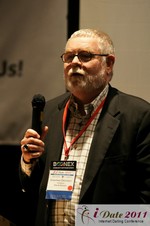 Jonathan Crutchley (Chairman of Manhunt / Online Buddies) at the January 19-21, 2011 Internet Dating Conference in Miami