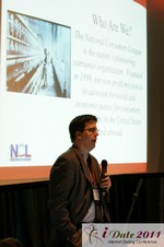 John Breyalt (National Consumers League) at the January 19-21, 2011 Miami Internet Dating Conference