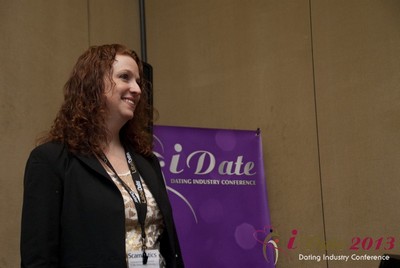 Melanie Gorman from YourTango at the 33rd iDate Event in Las Vegas