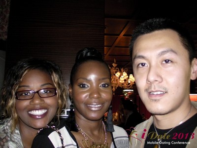 Peter Ma, CEO of Spotvite and friends at the 2013 iDate Beverly Hills Event