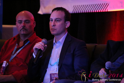 Meir Strahlberg (CEO of Date.com) at the 11th Annual iDate Conference in Las Vegas 