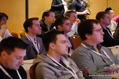 Audience of Dating Professionals at the 12th Annual iDate Super-Conference