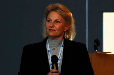 Julie Ferman CEO of Cupids Coach at the 2008 iDate Dating Industry Conference